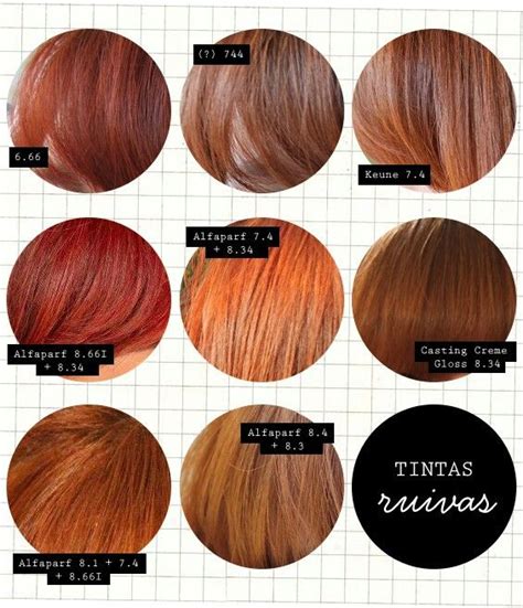 Tinta Para Ruivo - Tabela De Cores De Cabelo Ruivo Tinta De Cabelo Maxton Louro Claro