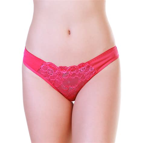 PANTALETA TIPO BIKINI DE ALGODON CON ENCAJE G6781 Santa Teresita