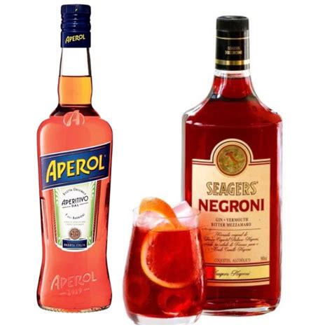 Kit Aperitivo Aperol Ml Gin Seagers Negroni Ml Shopee Brasil