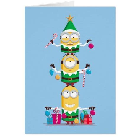 Despicable Me Christmas Minion Pyramid Zazzle Minion Christmas