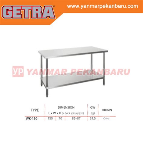 Jual Meja Kerja Working Table Getra Wk S S Kota Pekanbaru