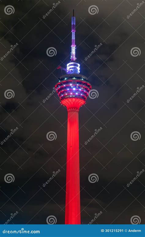 Kuala Lumpur City Skyline at Night Stock Image - Image of asia ...