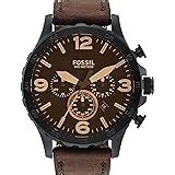 Fossil Nate Analog Black Dial Unisex S Watch Jr Amazon In Watches