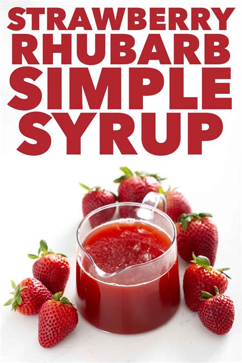 rhubarb simple syrup 12