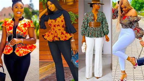 New Ankara Peplum Tops Styles Beautiful Ankara Collection For Women