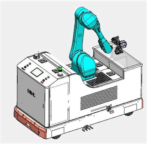 一款agv复合机器人3d模型下载三维模型solidworks模型 制造云 产品模型