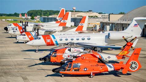 Every Coast Guard Aircraft Type Pictured Together In Rare 'Family Photo'