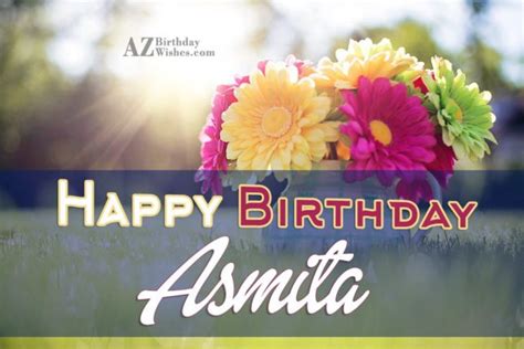 Happy Birthday Asmita