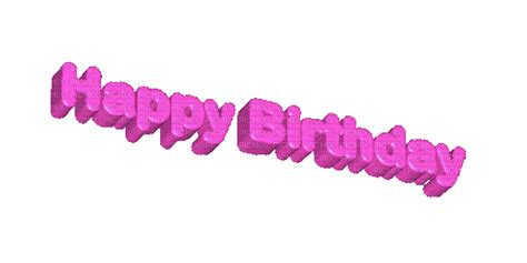 Happy birthday text, happy , birthday , text , pink , animated , wishes ...