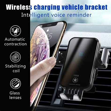 Buy Wireless Automatic Clamping Smart Sensor Car Phone Holder Fast