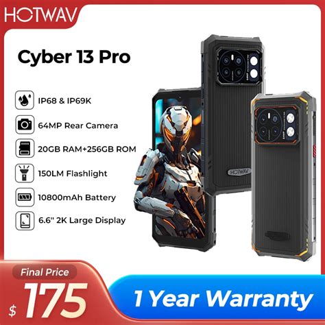 Hotwav Smartphone Cyber Pro Versi N Global Tel Fono M Vil Resistente