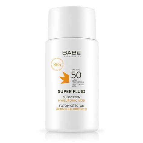 Купить Супер флюид матирующий солнцезащитный с ниацинамидом SPF50 BABE Laboratorios 50 мл в аптеке
