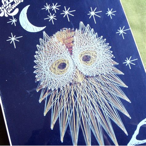 Vintage String Art Craft Kit OWL Sealed by vintagedame on Etsy