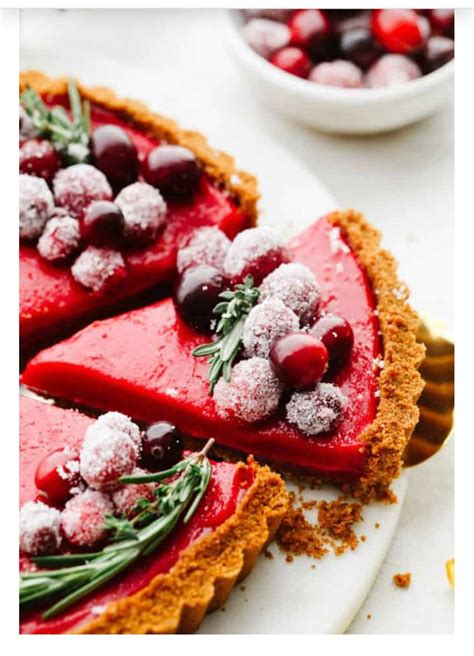 Beautiful Cranberry Curd Tart Recipe The Recipe Critic Tart Recipes Cranberry Recipes