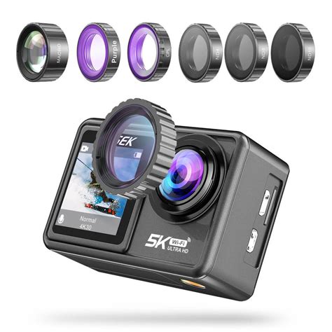 Buy Ausek Action Camera 5k 30fps Waterproof In Dubai