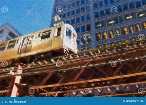 Chicago Transit Authority editorial image. Image of outside - 95290870