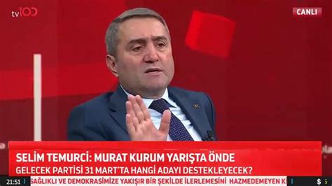 Ak Parti Ile Ittifak Yapacaklar M Gelecek Partisi Nden Murat Kurum A