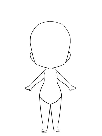 Related Image Chibi Girl Drawings Chibi Sketch Chibi Body