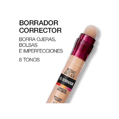 Corrector De Ojeras Maybelline Borrador Ojos 00 Ivory 6 Ml