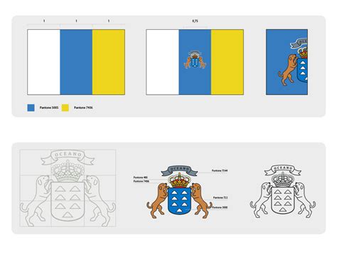 Bandera Y Escudo Oficiales De Canarias CanariWiki