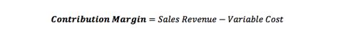 Contribution Margin Formula Example Analysis Definition Explained