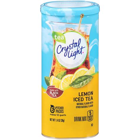 Crystal Light Iced Tea Drink Mix 6 Pitcher Packets Beauty Suppliers