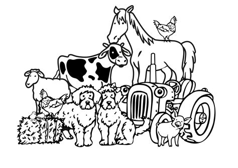 Dibujo Granja Para Colorear Farm Animal Coloring Pages Coloring Images