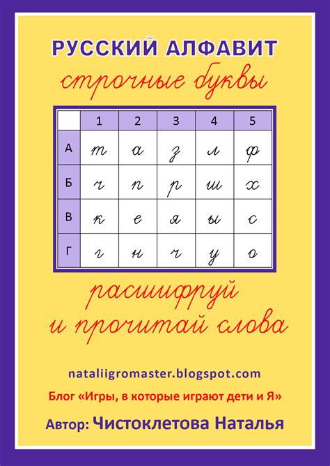 РУССКИЙ АЛФАВИТ - СТРОЧНЫЕ БУКВЫ. РАСШИФРУЙ И ПРОЧИТАЙ СЛОВА :: Игры, в ...