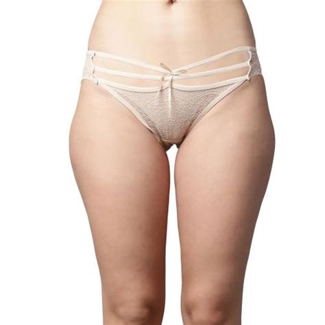 Buy PrettyCat Women Beige Low Waist Sexy Bikini Panty With Cage