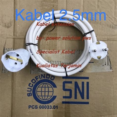 Jual Kabel Listrik Tambahan Extension M Mm Kabel Rol Ke Mk