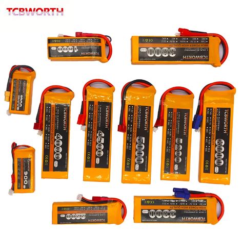 LiPo аккумулятор TCBWORTH 3S 11,1В 1300-6000 мАч 25C/35C/60C | AliExpress