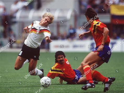 Jurgen Klinsmann West Germany Fll Theatrically Editorial Stock Photo