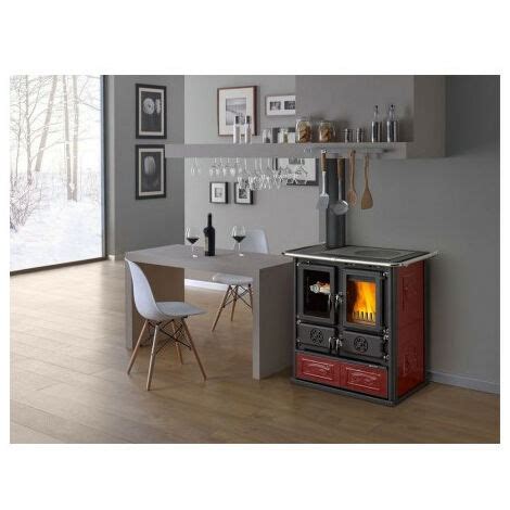 Cucina A Legna Nordica Rosa 8 8 Kw Liberty Bordeaux Mod 7015213