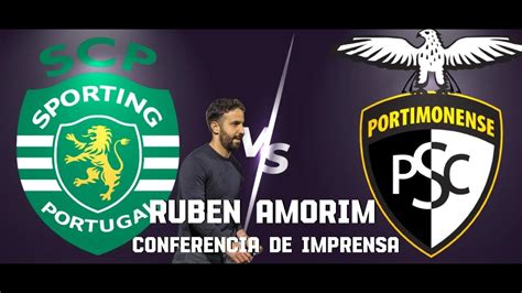 Rea Es Ap S O Jogo Confer Ncia De Imprensa De Ruben Amorim Sporting