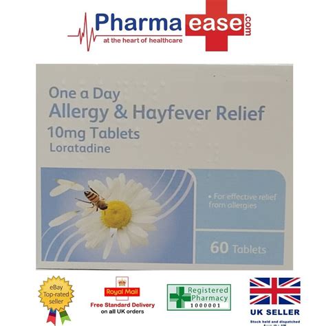 Loratadine Mg Hay Fever Allergy Relief Tablets Ebay