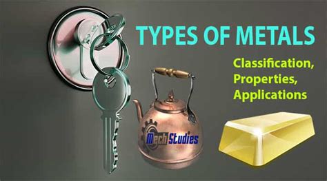 What Are The Main Types Of Metals Basic Example Applications