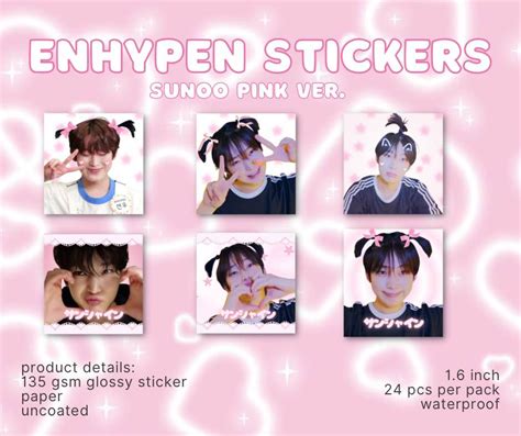 Enhypen Sunoo Prikula Mail Stickers READ DESCRIPTION Lazada PH