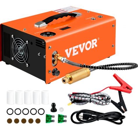 Vevor Pcp Air Compressor 4500psi Portable Pcp Compressor 12v Dc 110v220v Ac Pcp Airgun