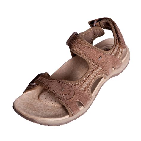 Earth Spirit Womens Ladies 17519 Tampa Brown Walking Sandal Ebay