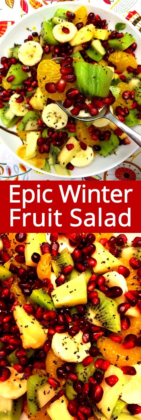 Pomegranate Winter Fruit Salad Recipe Easy And Festive Melanie Cooks