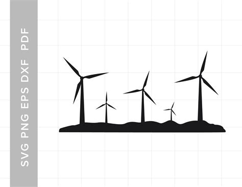 Wind Turbine Silhouette