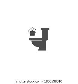 Silhouette Plumbing Icon Vector Illustration Stock Vector Royalty Free