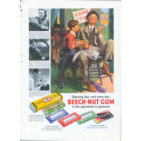 Beech Nut Gum Etsy