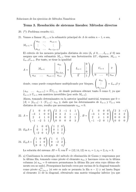 MN Curso 2018 19 Problemas Soluciones Tema 3 Soluciones De Los