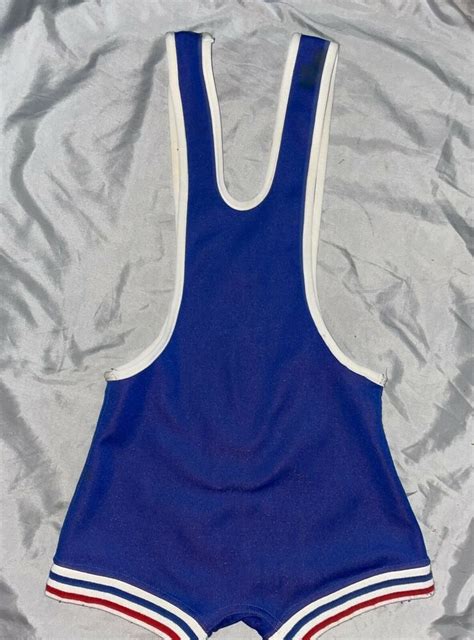 1980s Empire State Games Wrestling Singlet Youth Small Free Download