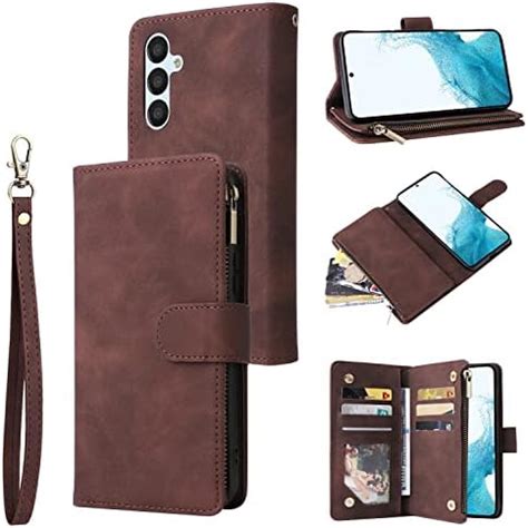 UEEBAI Wallet Case For Samsung Galaxy A54 5G Premium Vintage PU