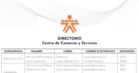 Centro De Comercio Y Servicios Sena Regional Cauca Directorio