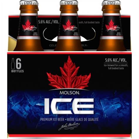 Molson Ice Beer 6 Bottles 12 Fl Oz Kroger