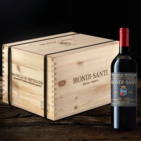 Brunello Di Montalcino Docg In Cassetta Di Legno Da Bottiglie