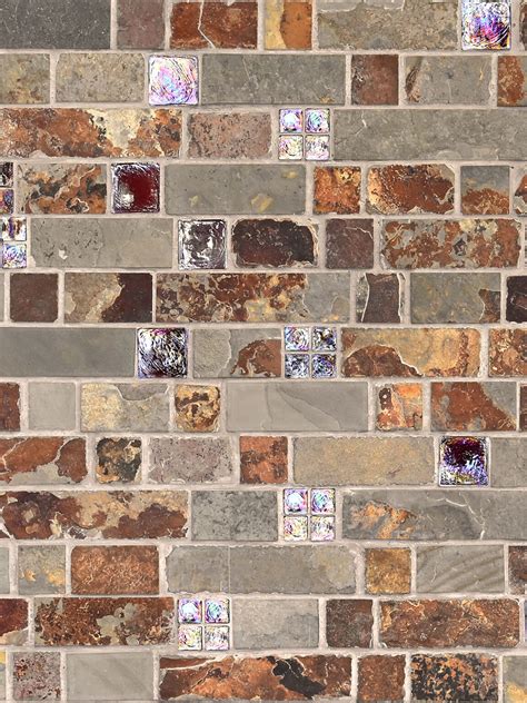 Slate Backsplash Ideas Rustic Look Trend Slate Tile